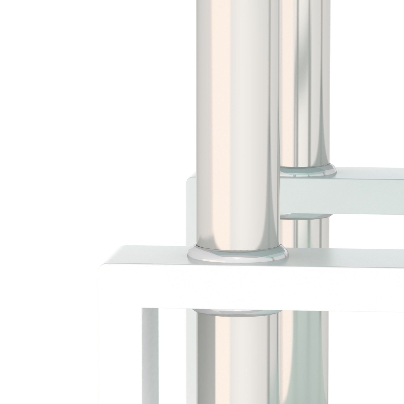 2-Pc Modern Tempered Glass Coffee Tables