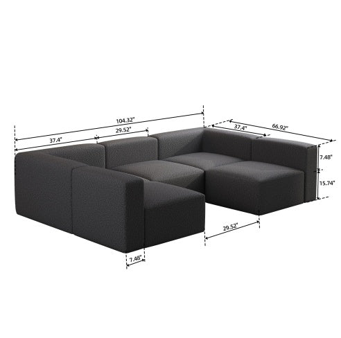 Modular Sectional Sofa Sleeper Couch