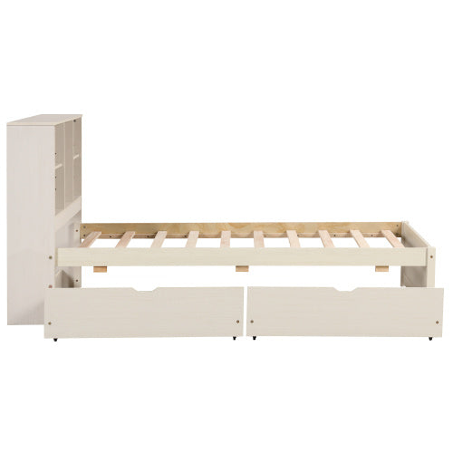 Twin Size Bed Frame With Built-in USB Port