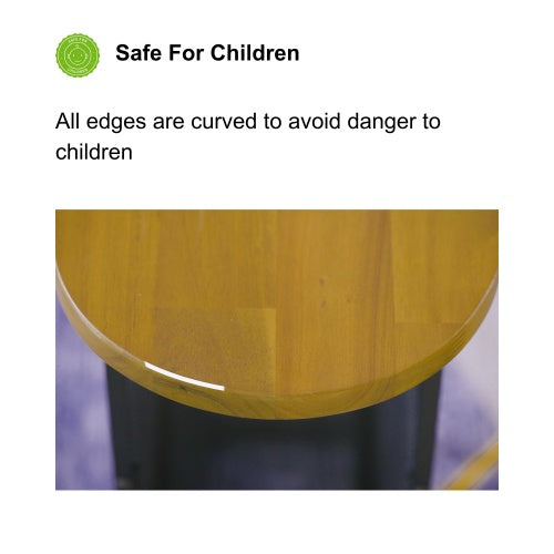 Acacia Oval Small Side Tables