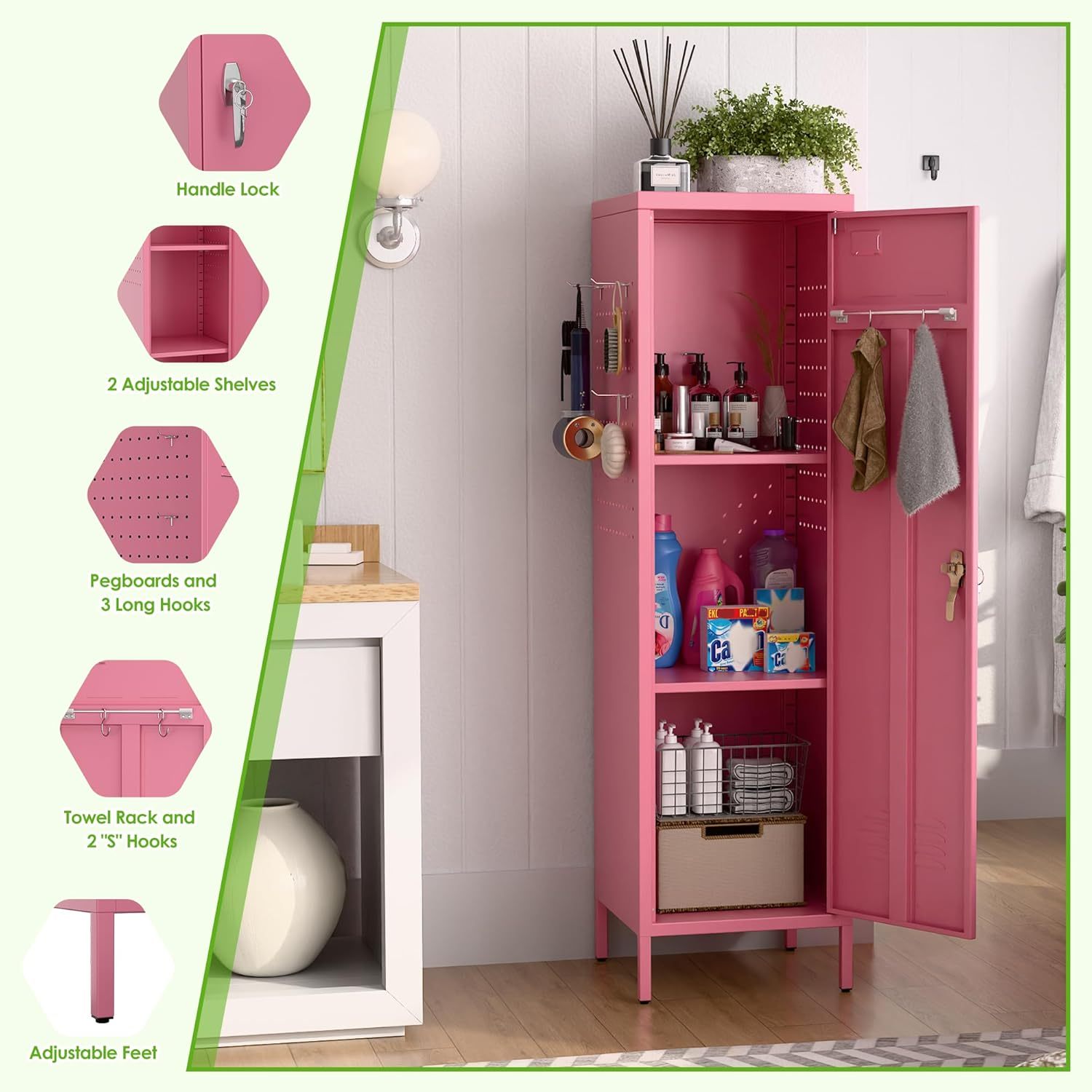 Pink Storage Locker