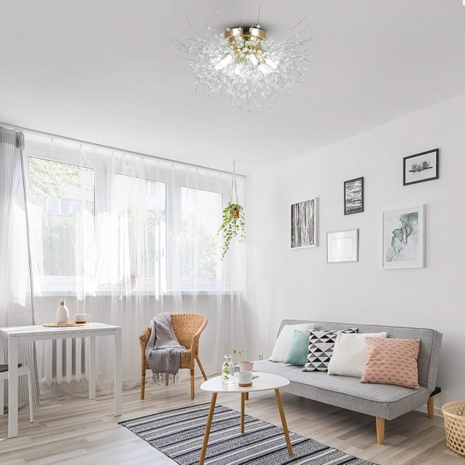 Crystal Recessed Chandelier