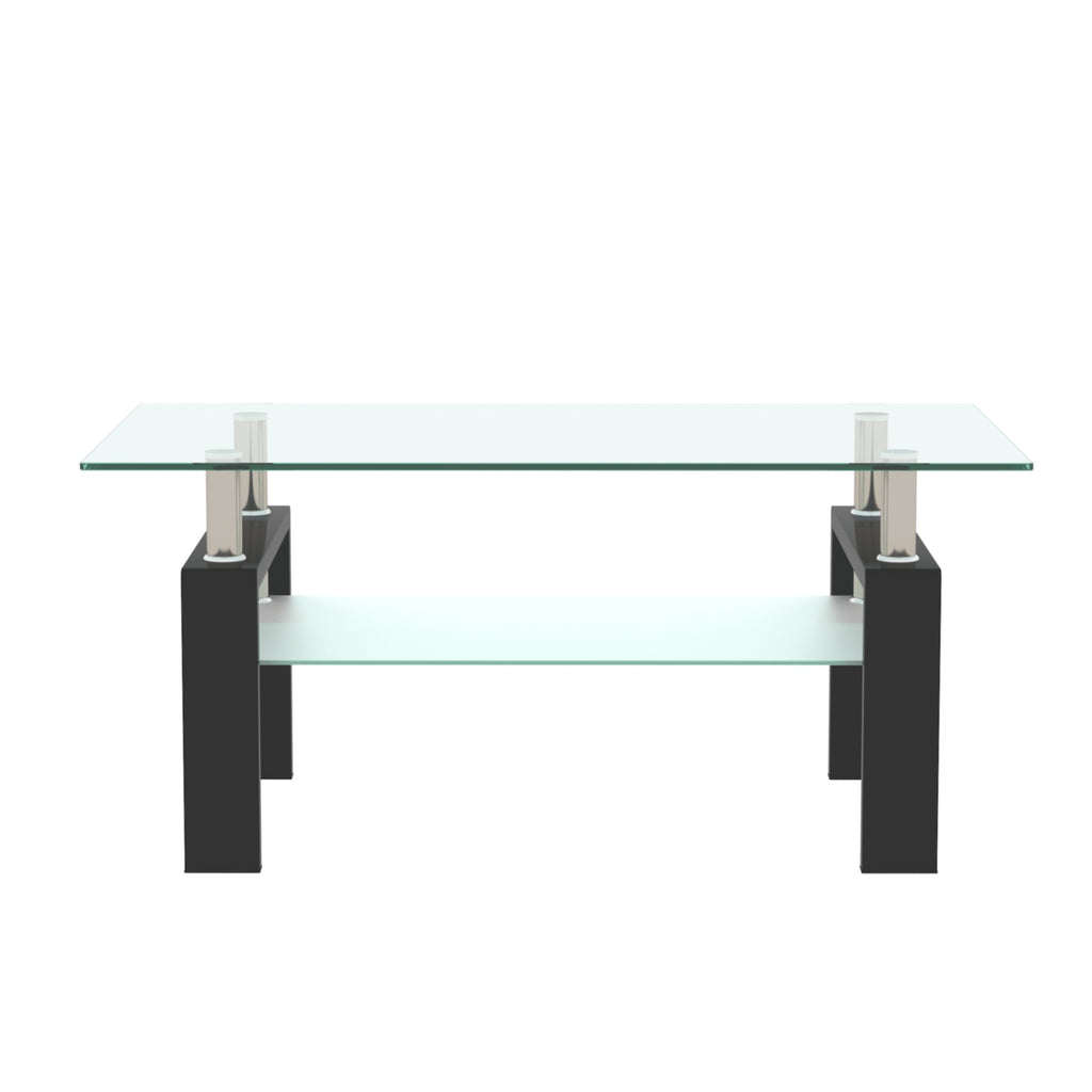 Black Glass Coffee Table