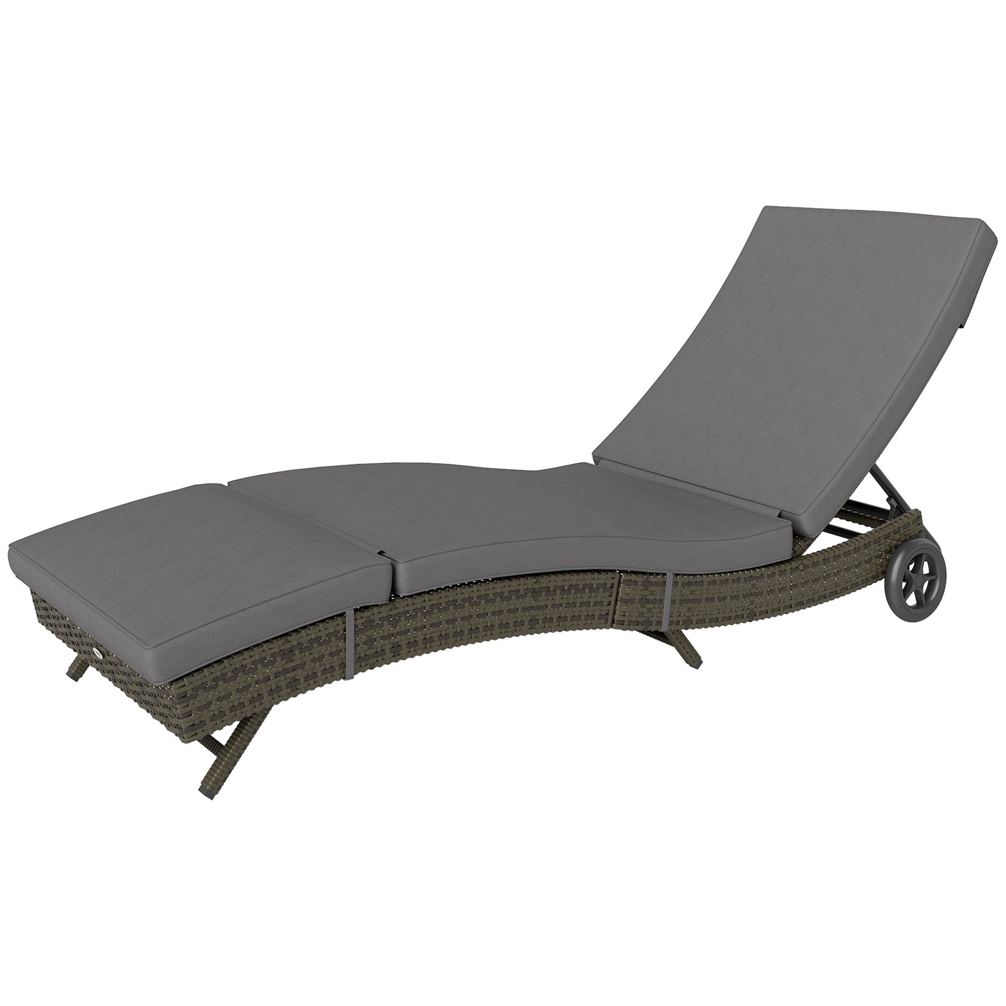 Patio Wicker Chaise Lounge