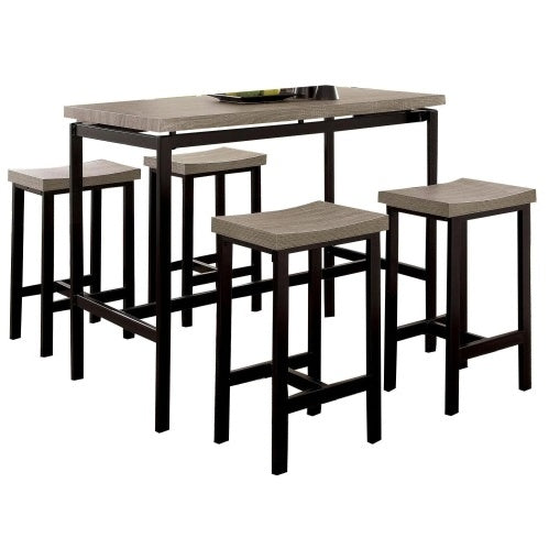 5 Pc Counter Height Table Set