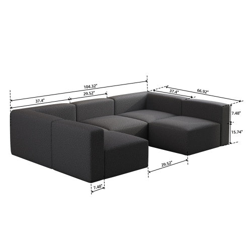 Modular Sectional Sofa Sleeper Couch