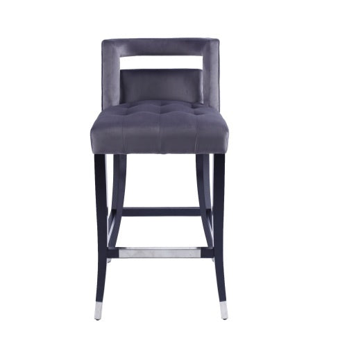 Suede Velvet Barstools