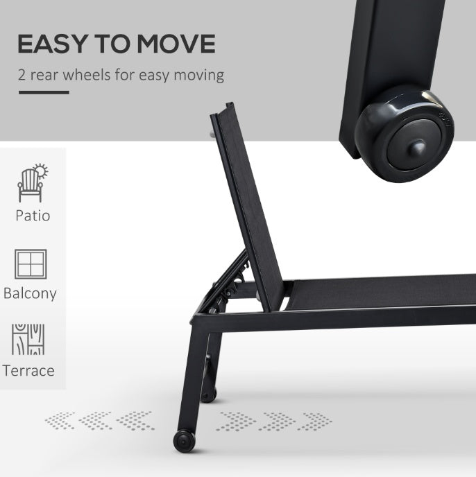 Patio Chaise Lounge Chair