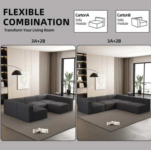 Modular Sectional Sofa Sleeper Couch