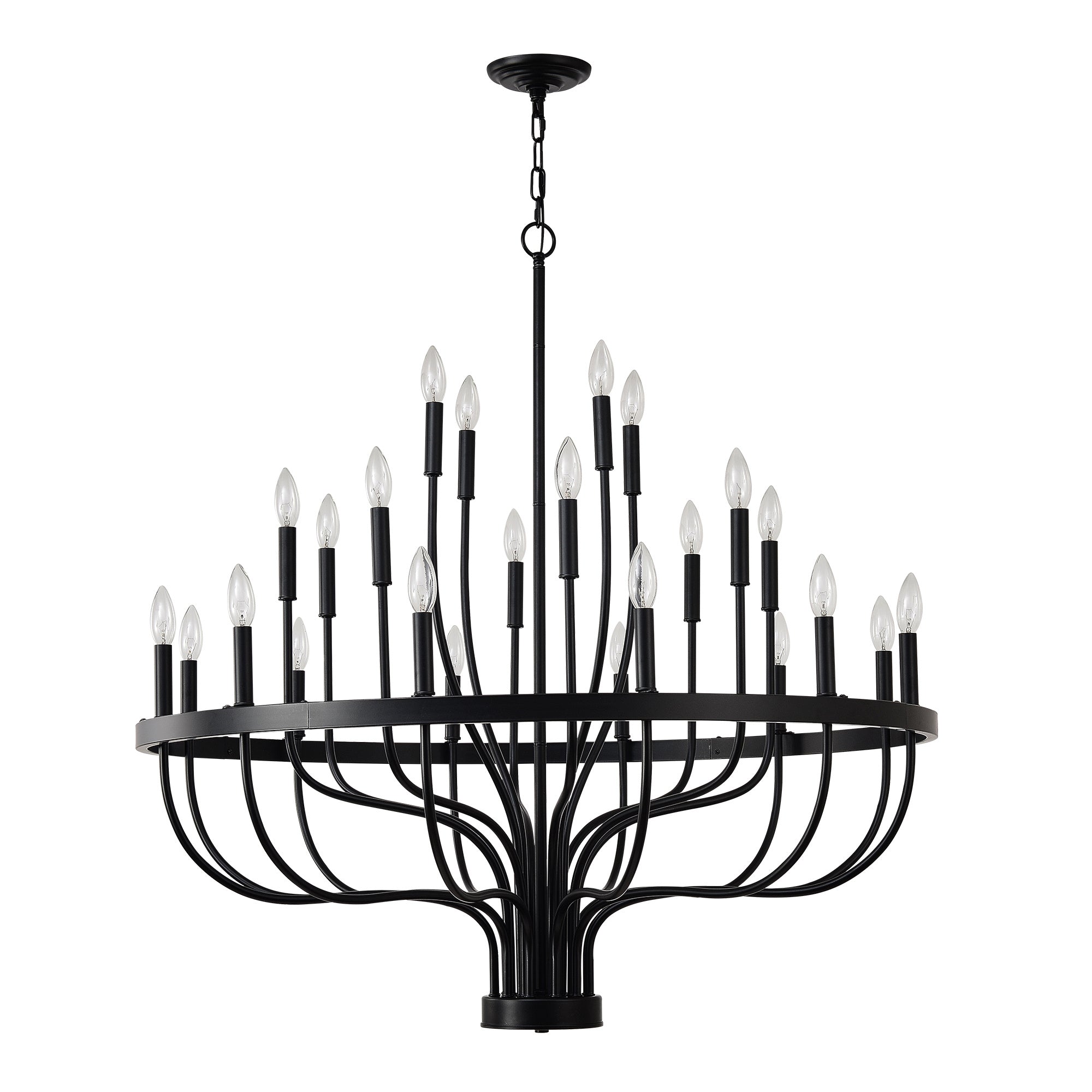 Iron Candle Chandelier
