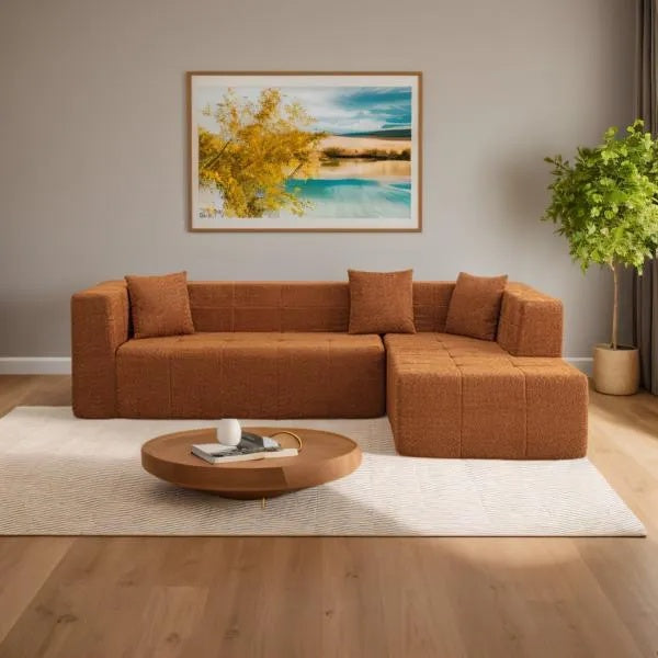 L-Shaped Sectional Sofa with Chaise