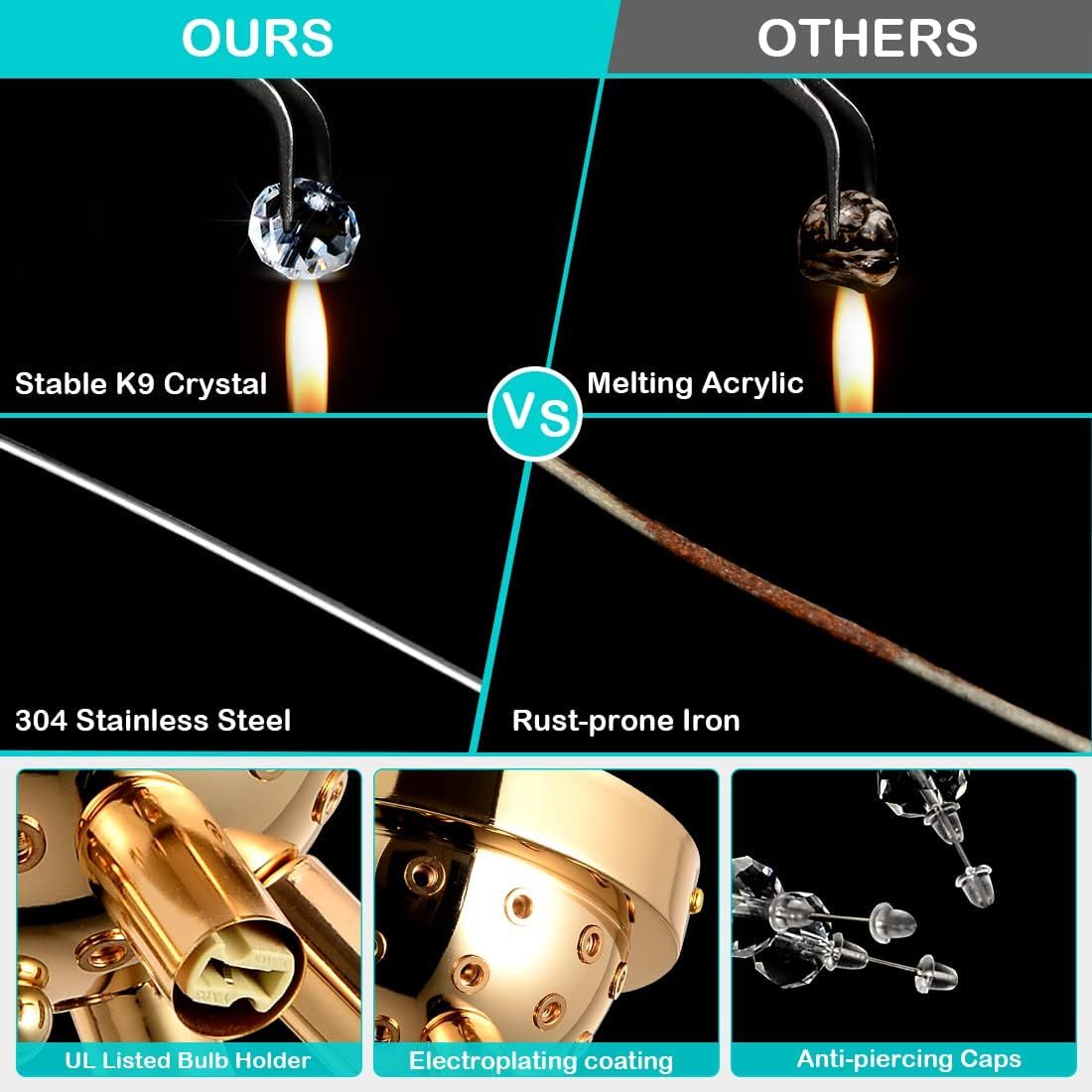 Crystal Recessed Chandelier