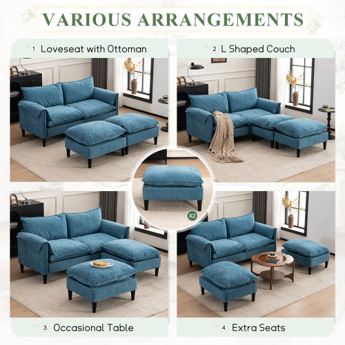 Convertible Combination Sofa U Shaped