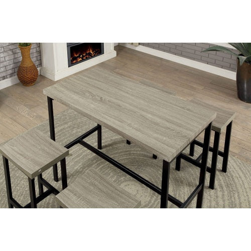 5 Pc Counter Height Table Set