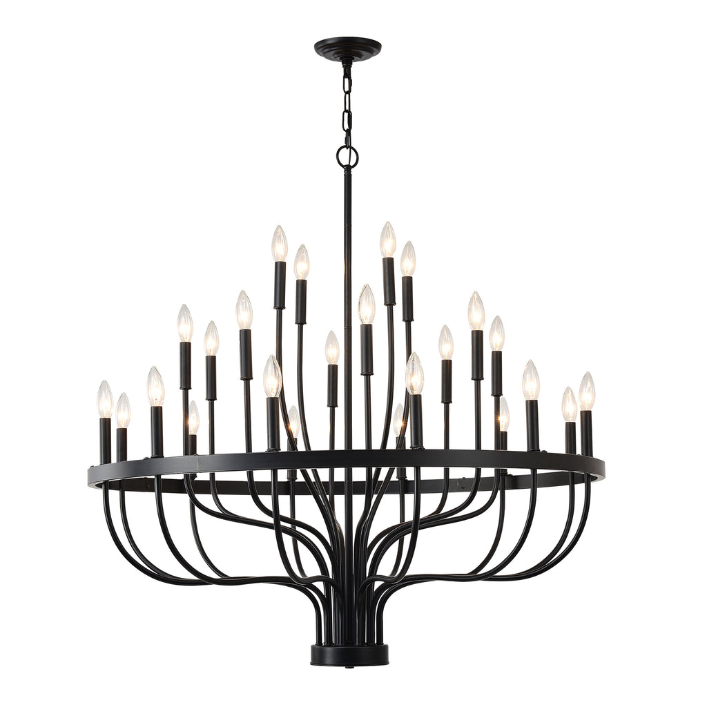 Iron Candle Chandelier