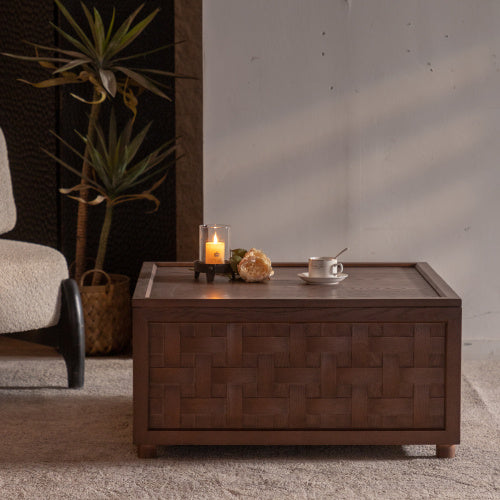 Farmhouse Coffee Table With Storage