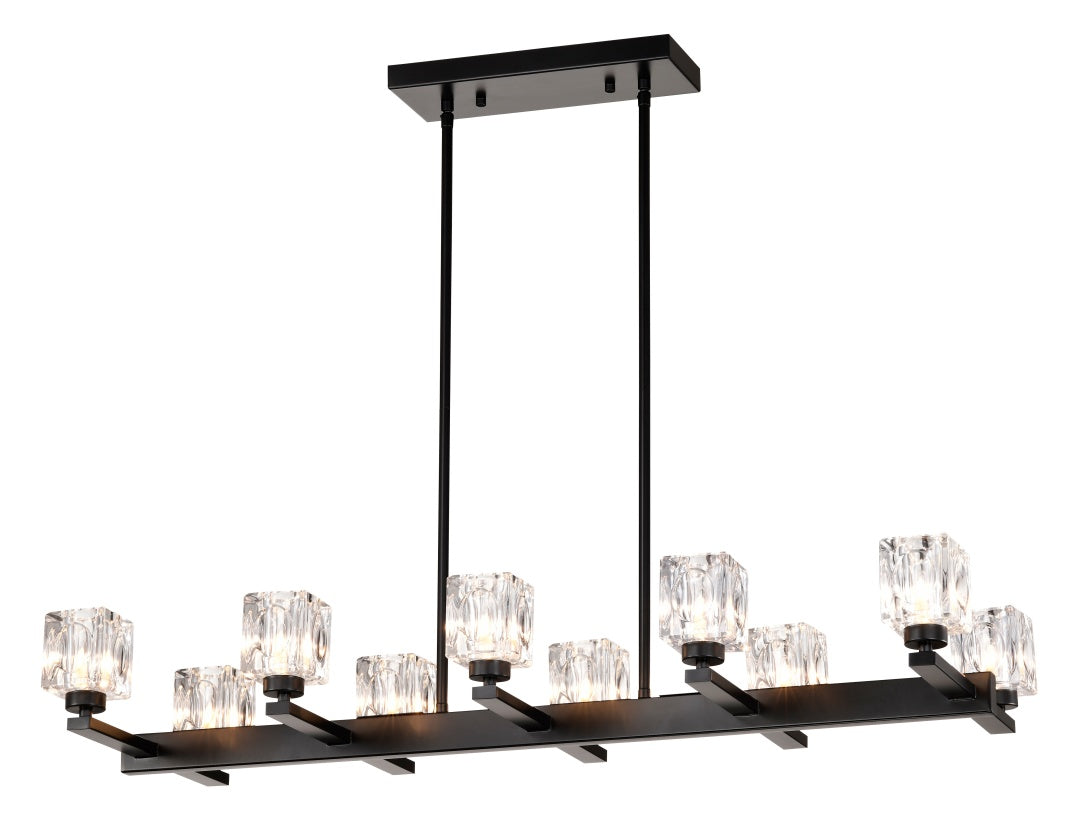Black Farmhouse Linear Pendant