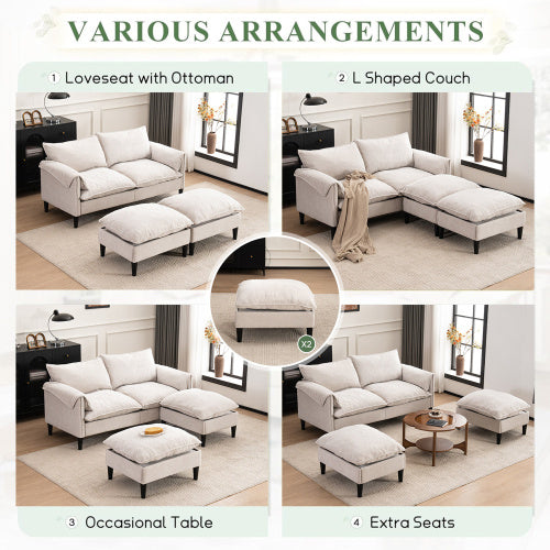 Convertible Combination Sofa U Shaped