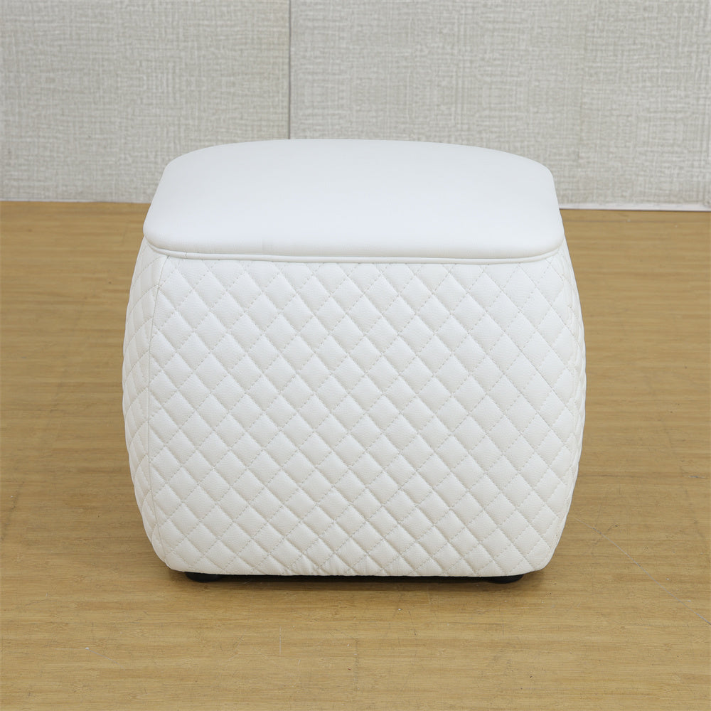Diamond Tufted Ottoman