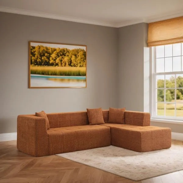 L-Shaped Sectional Sofa with Chaise