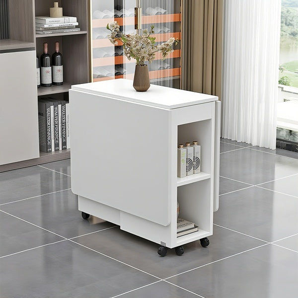 Drop Leaf Dining Table Set For 4 With 4 Chairs,