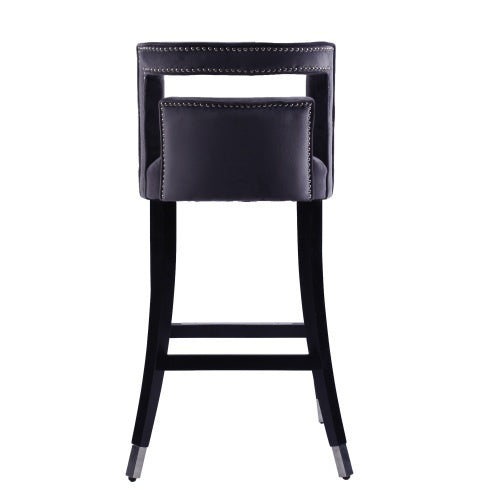 Suede Velvet Barstools