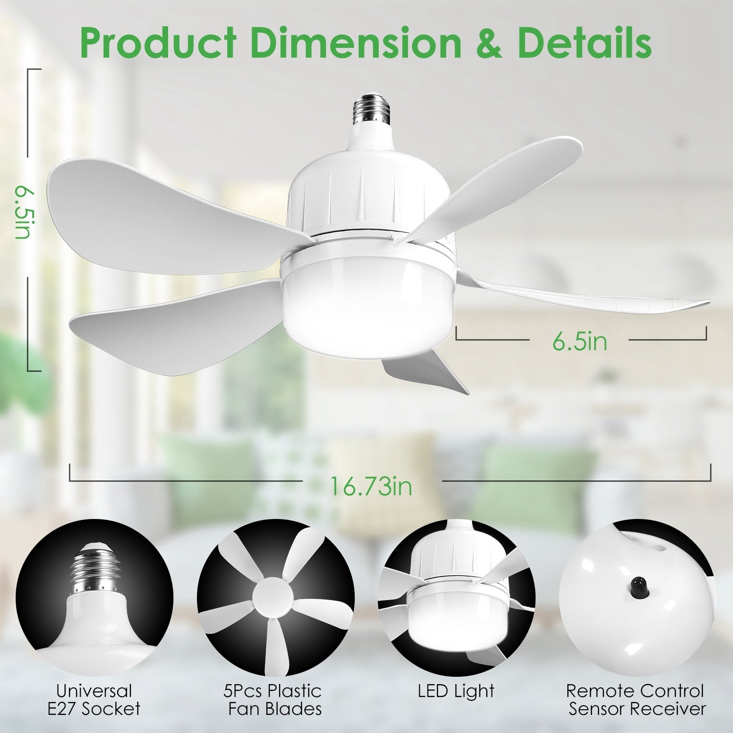 LED Ceiling Fan
