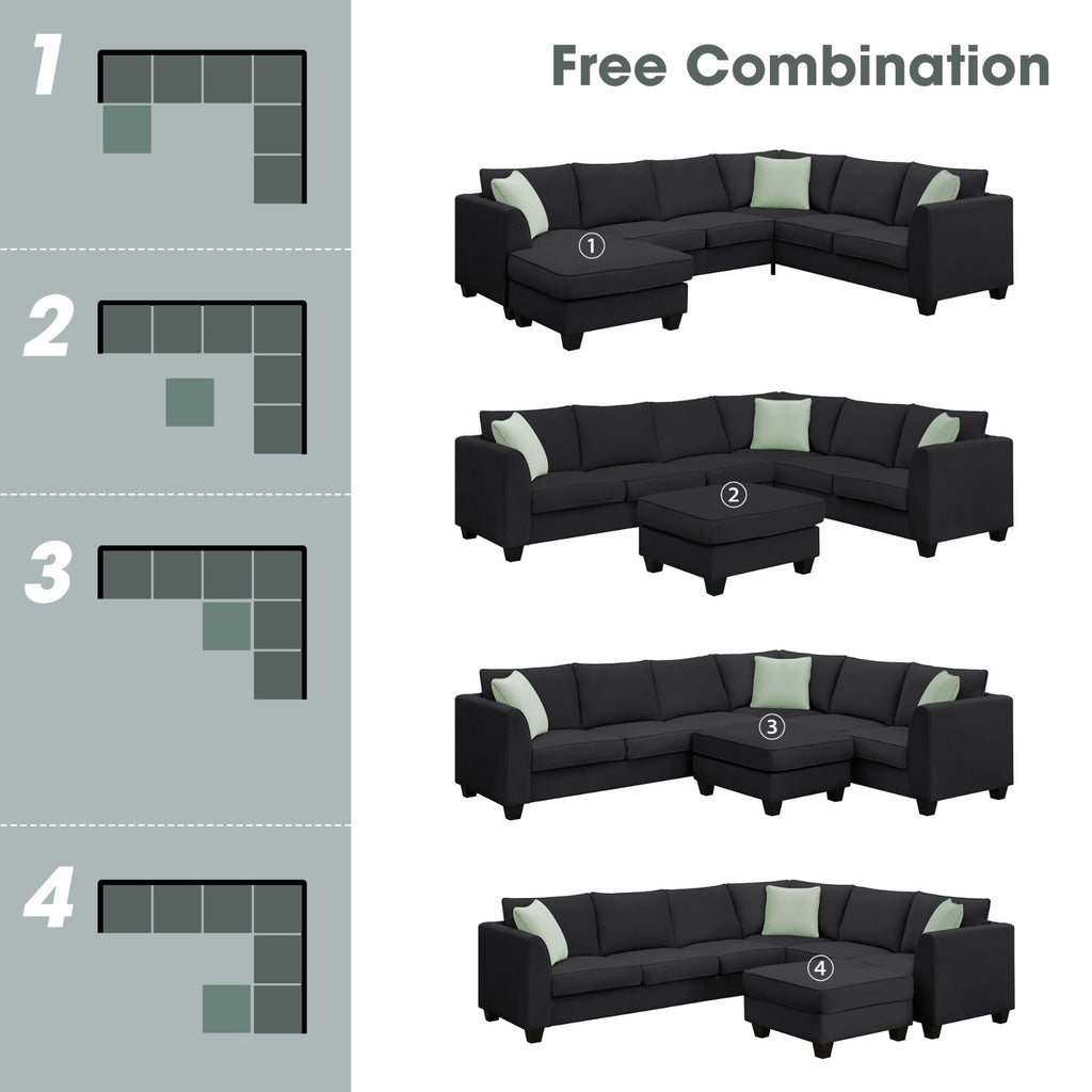 7 Seats Sectional sofa