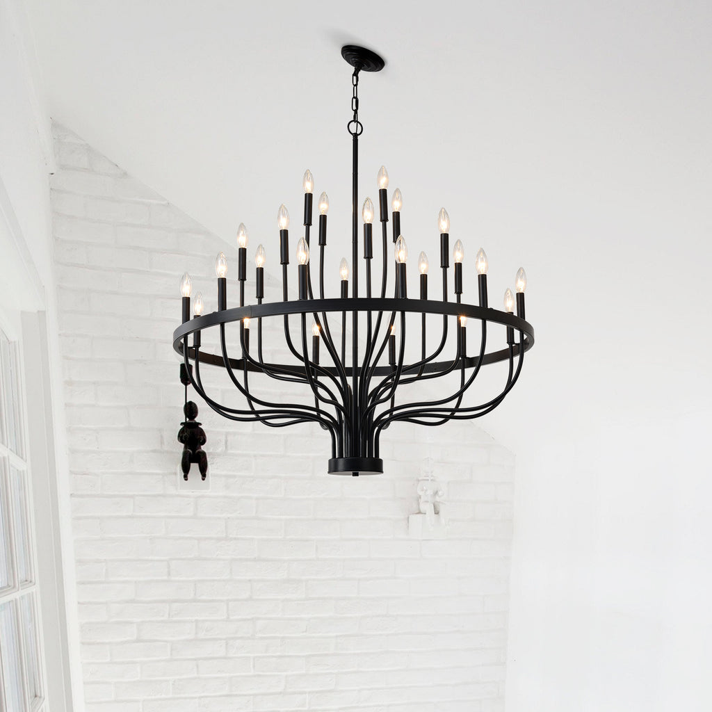 Iron Candle Chandelier