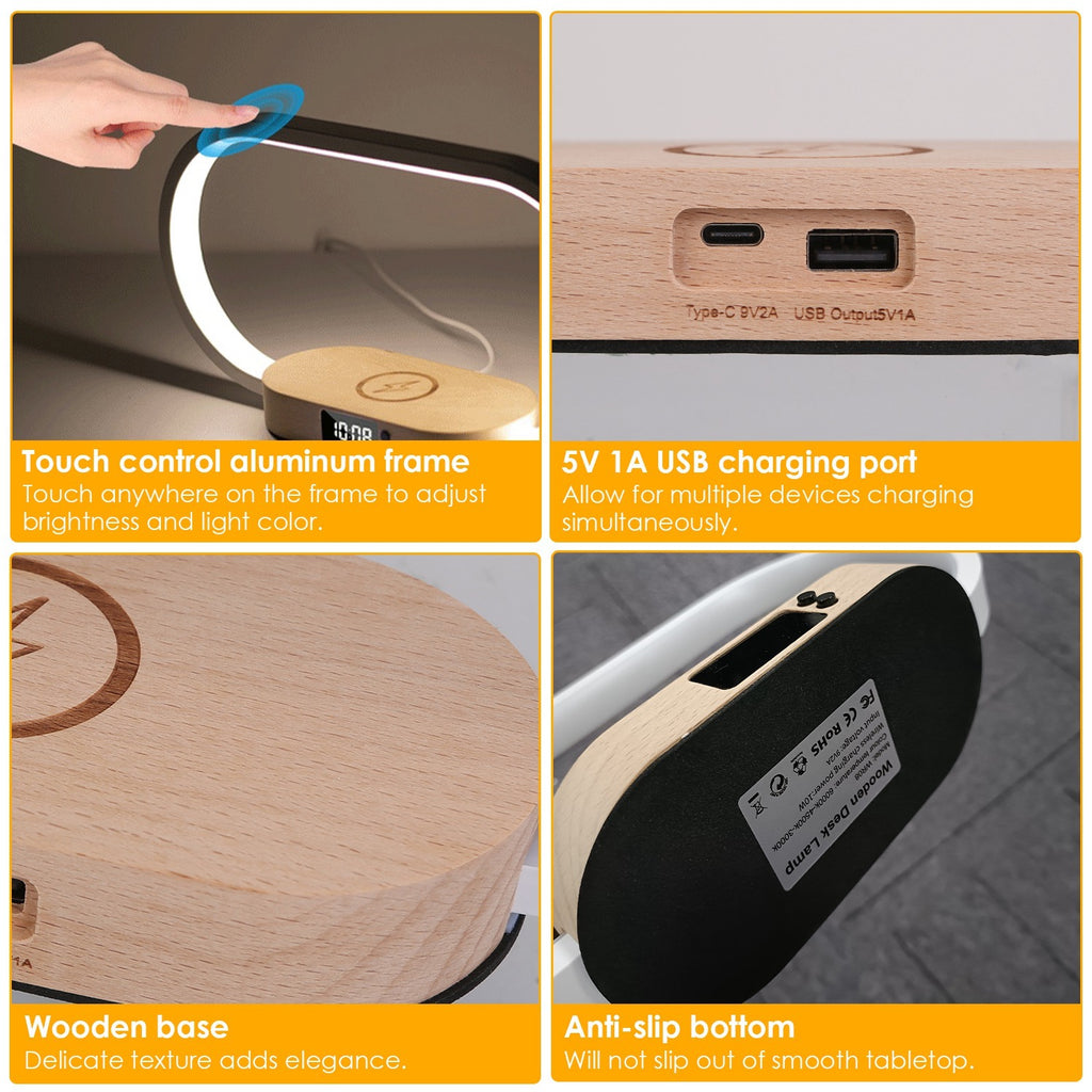 Bedside Table Lamp Touch Control