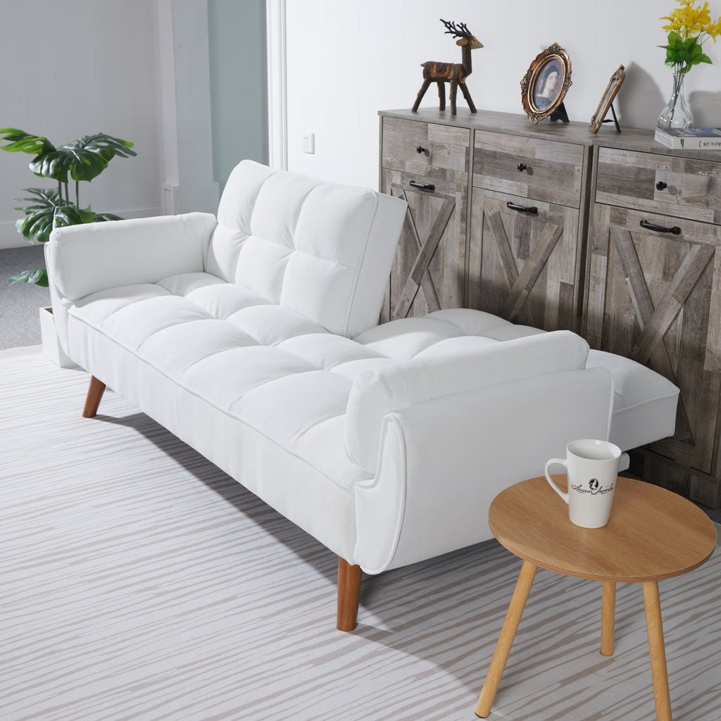 2064 Corduroy Sofa & Sofa Bed-White Icon