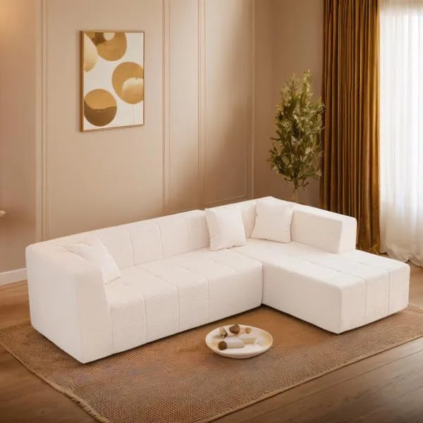 L-Shaped Sectional Sofa with Chaise