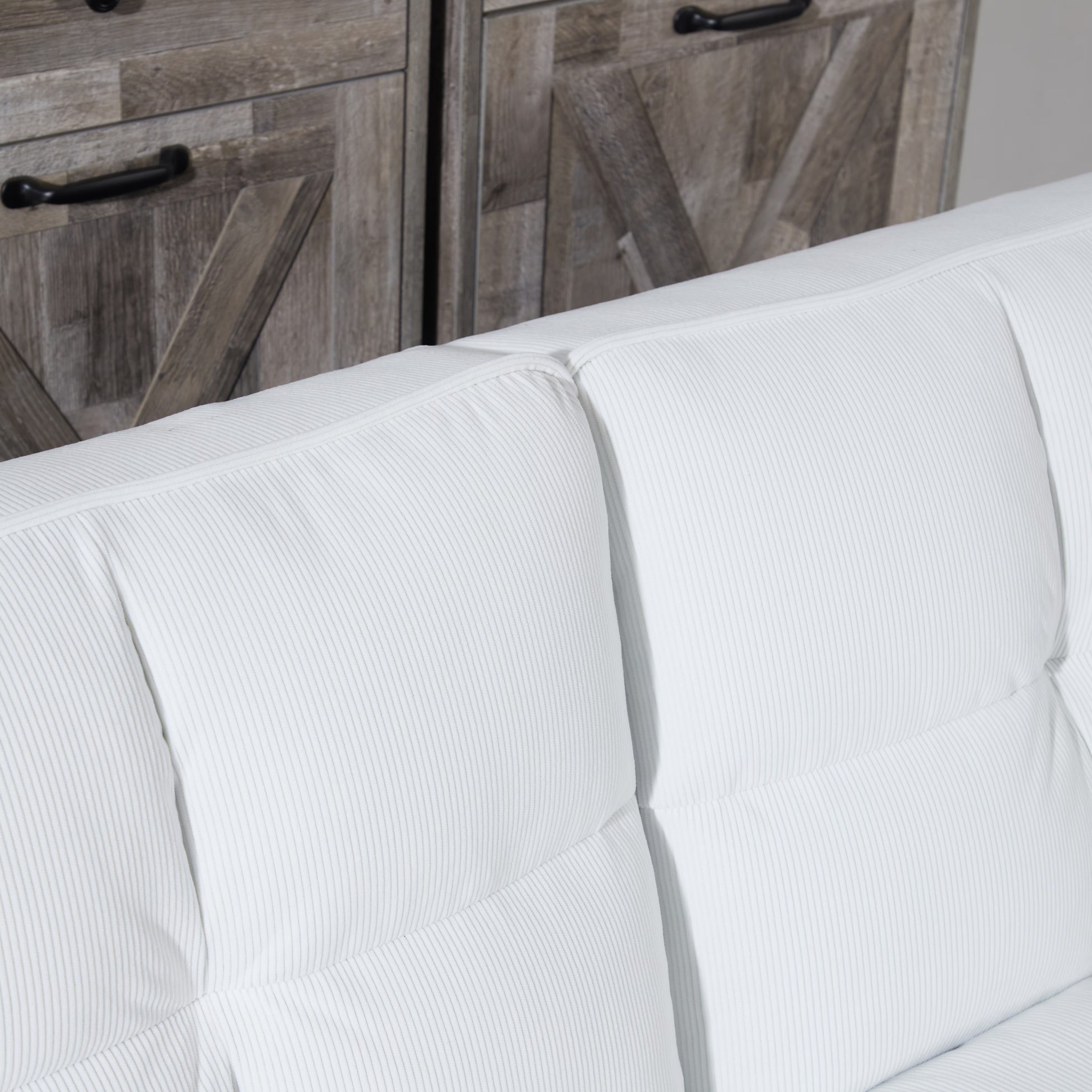 2064 Corduroy Sofa & Sofa Bed-White Icon
