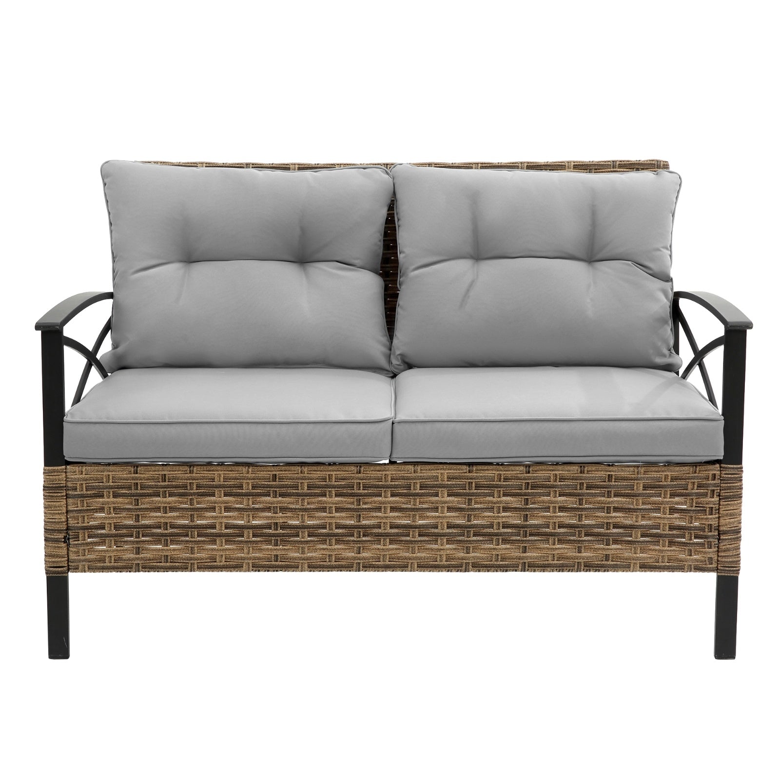 Patio 4 Piece Sectional Sofa Set
