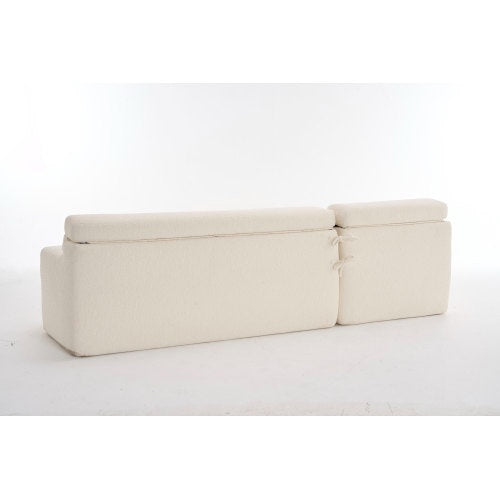 LY-029B WHITE COMPRESSION SOFA