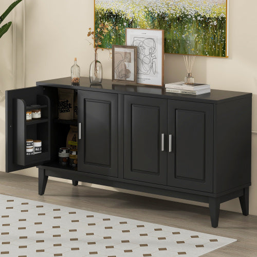 4 Door Sideboard Storage Cabinet