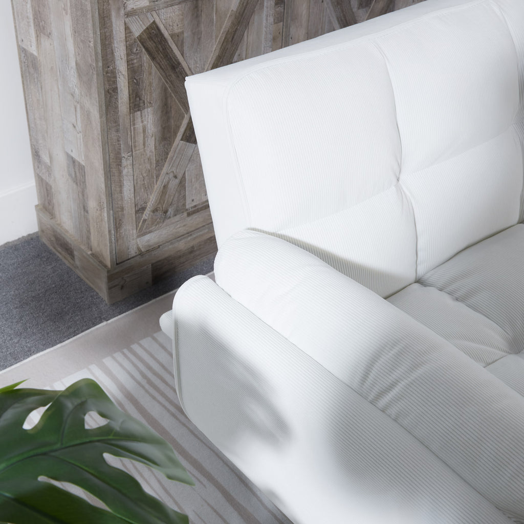2064 Corduroy Sofa & Sofa Bed-White Icon