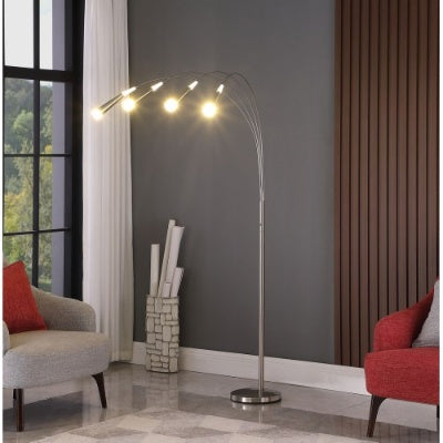 72 Kiery 4 Arm Aluminum Led  Floor Lamp