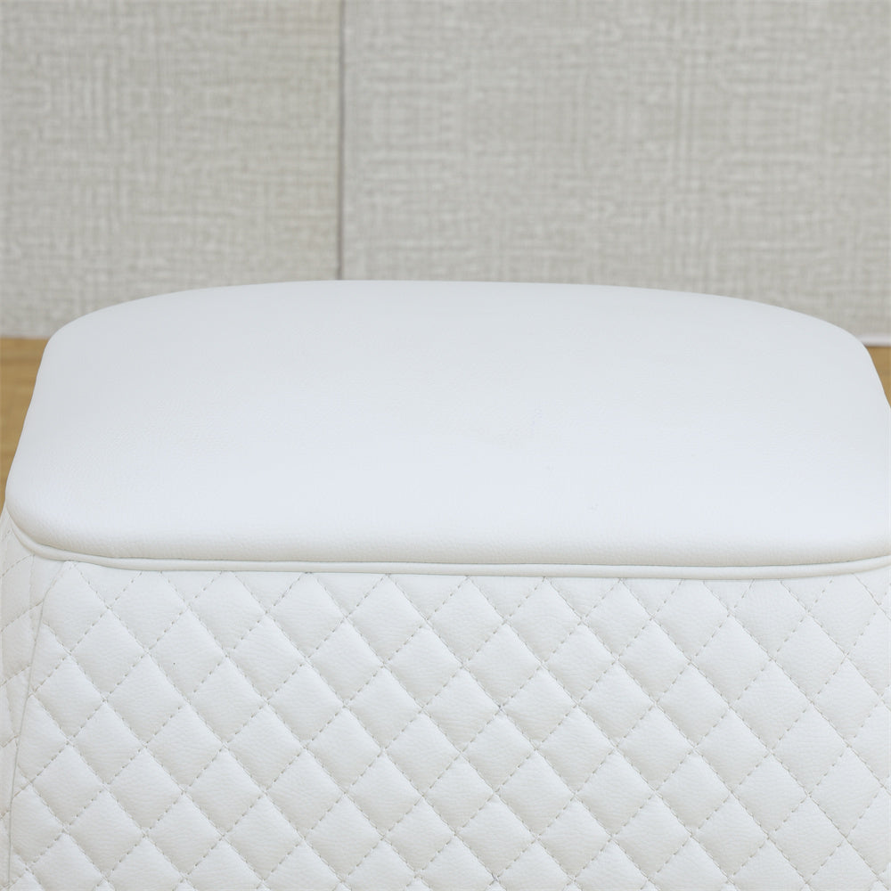 Diamond Tufted Ottoman
