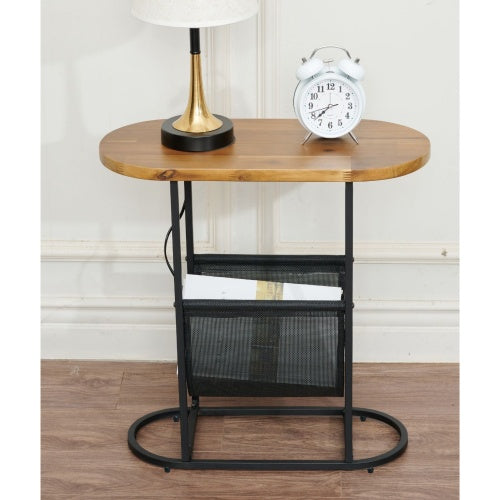 Acacia Oval Small Side Tables