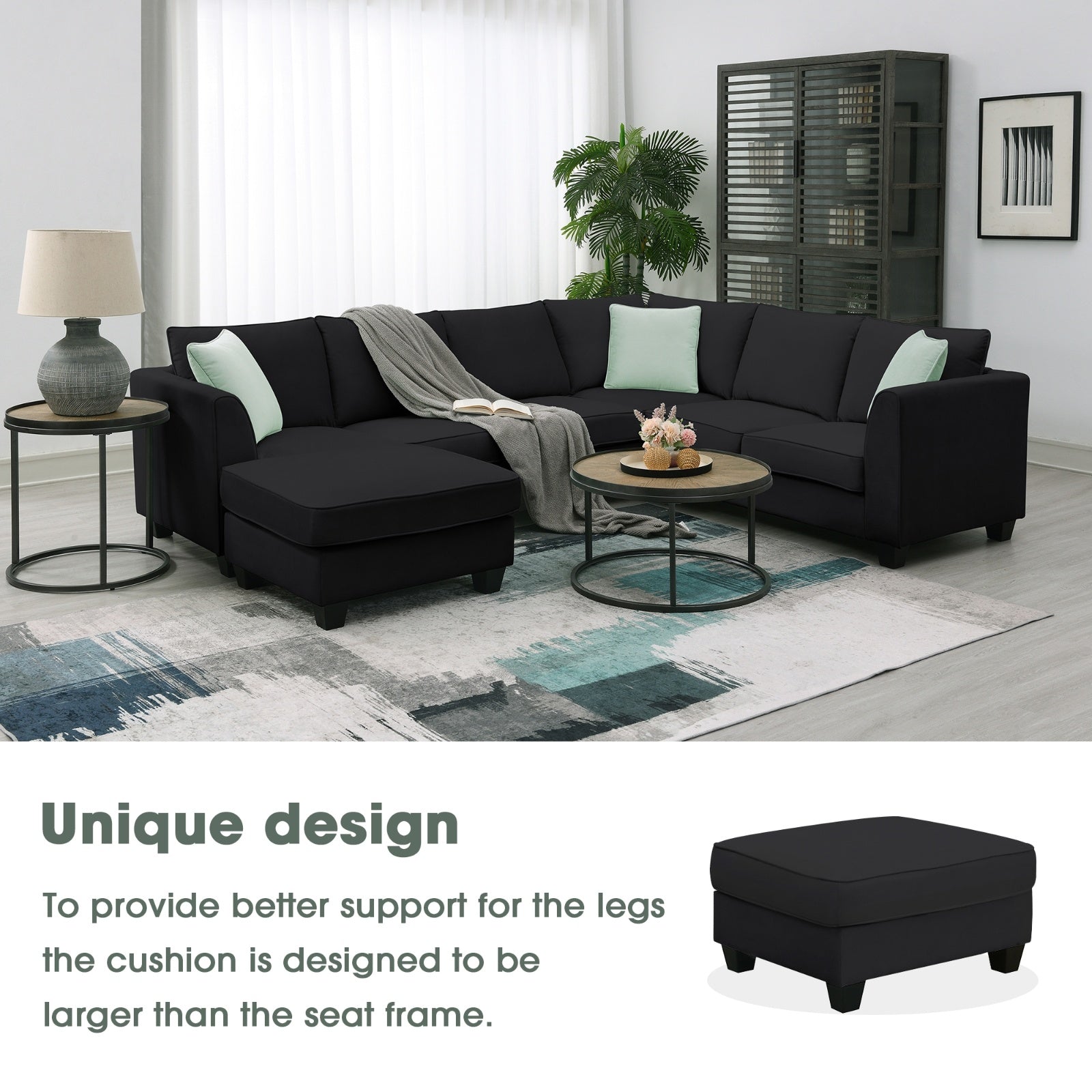 7 Seats Sectional sofa