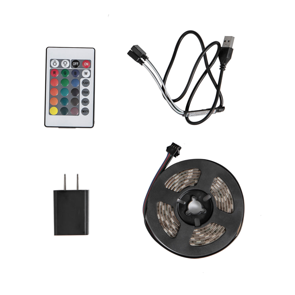 High Gloss TV Stand With LED Lights