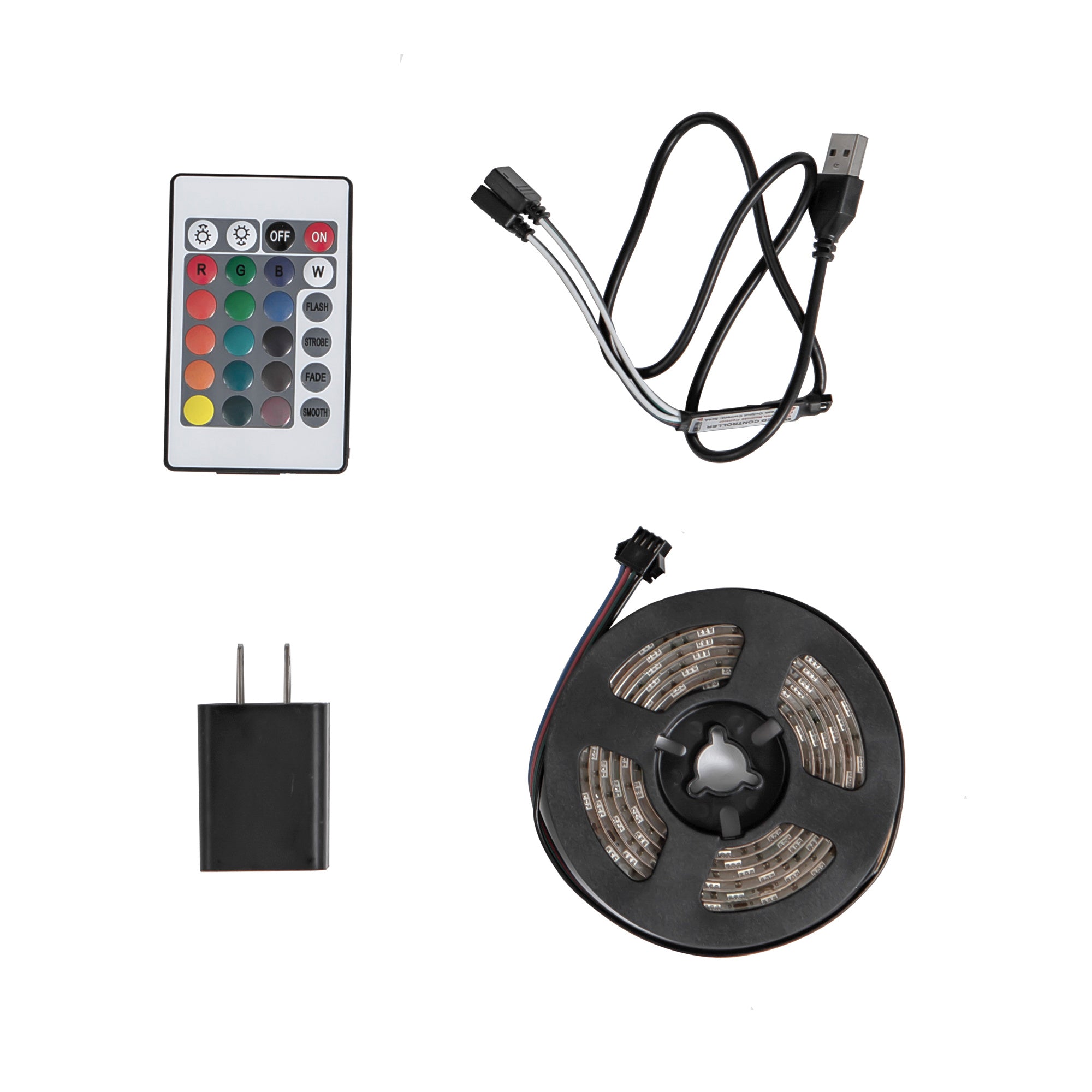 High Gloss TV Stand With LED Lights