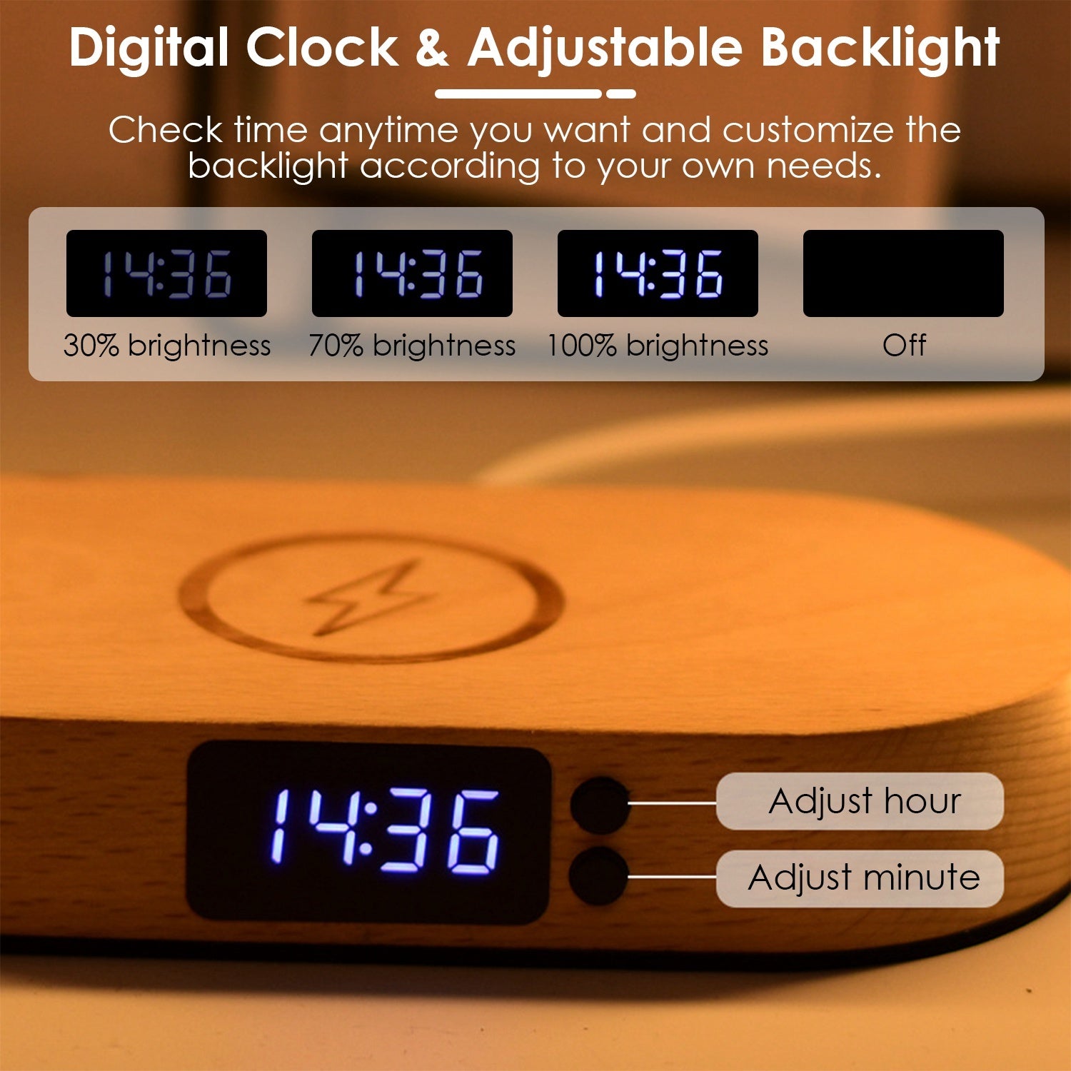 Bedside Table Lamp Touch Control