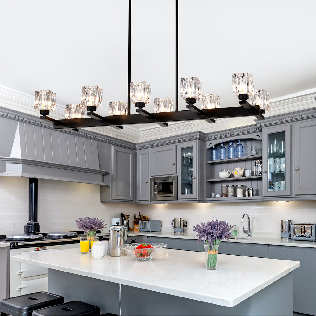 Black Farmhouse Linear Pendant