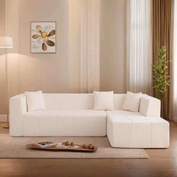 L-Shaped Sectional Sofa with Chaise