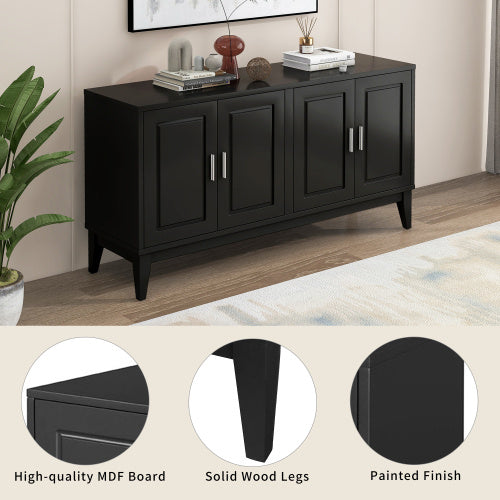 4 Door Sideboard Storage Cabinet