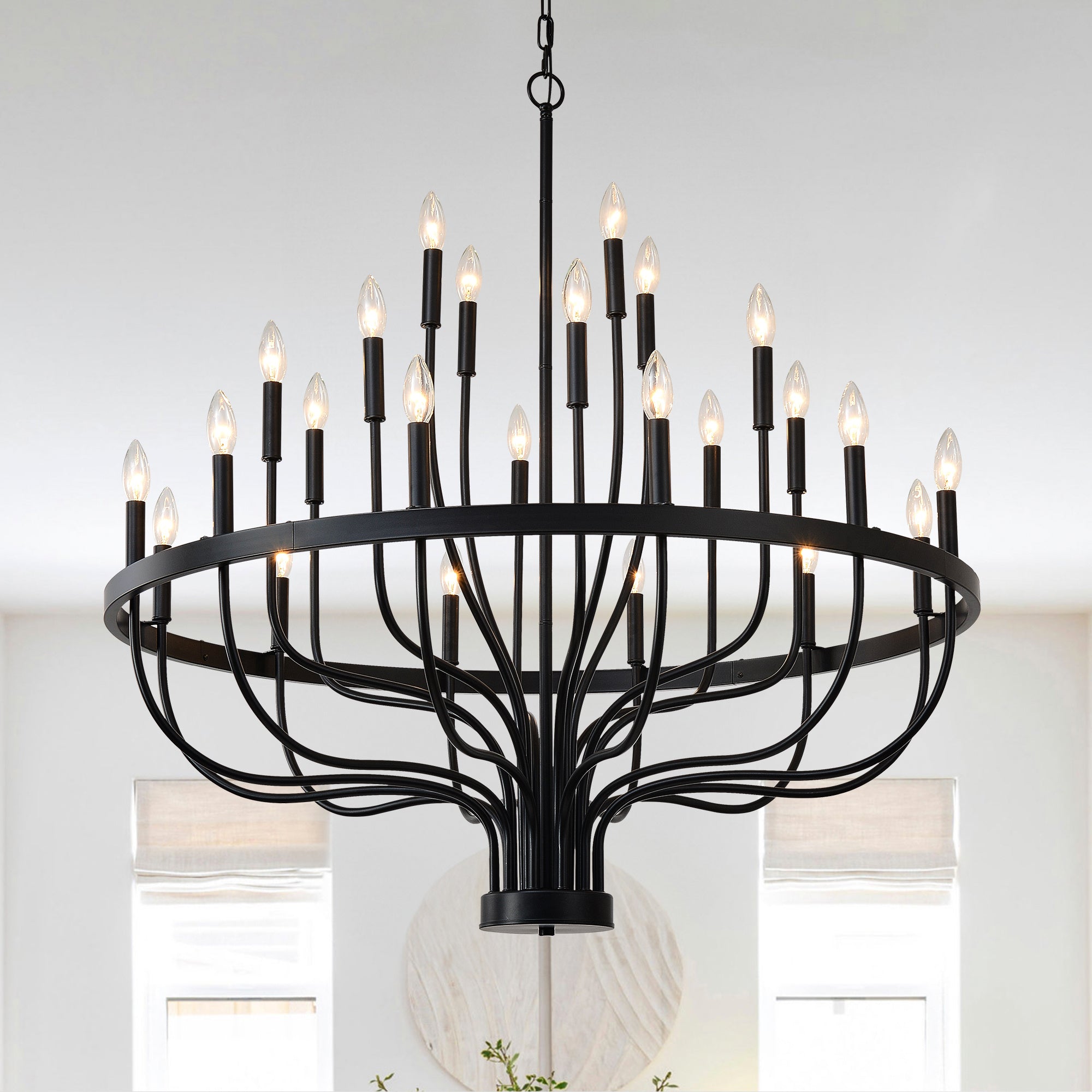 Iron Candle Chandelier