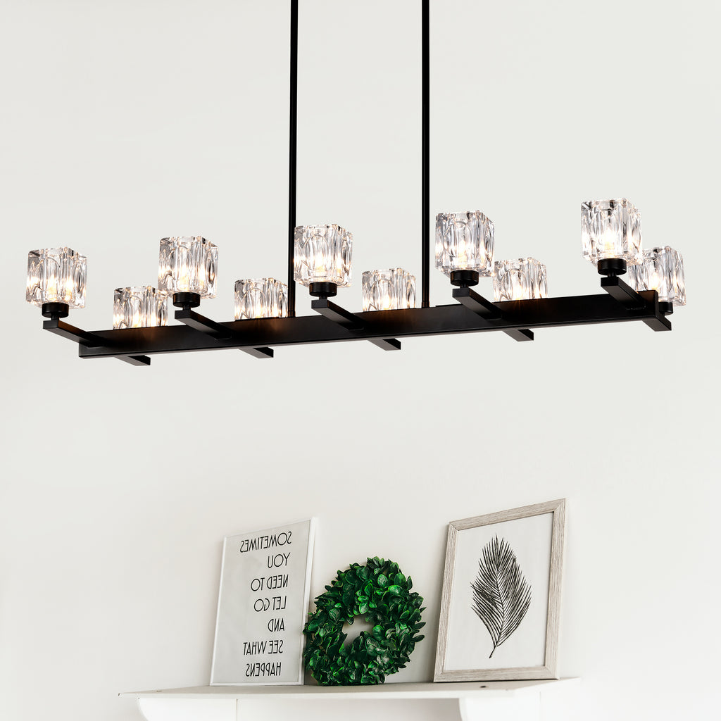 Black Farmhouse Linear Pendant