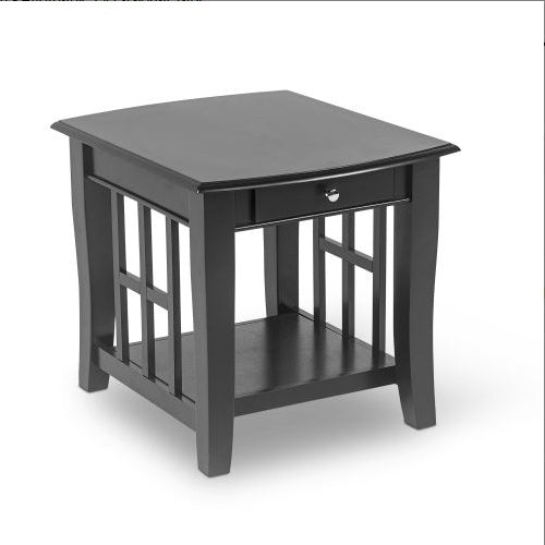Ebony Finish End Table